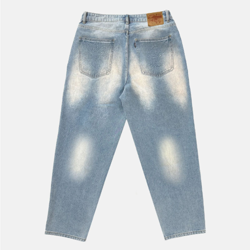 LABROS(ラブロス)/ BIG STITCH WASHED JEANS -LIGHT INDIGO-