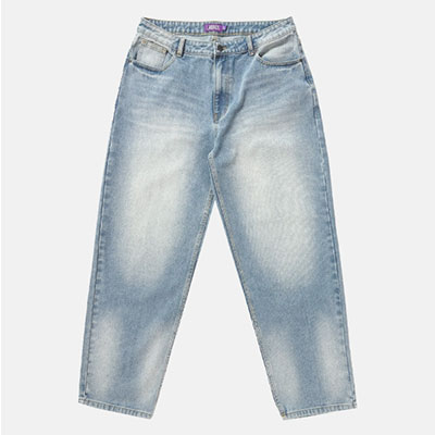 LABROS(ラブロス)/ BIG STITCH WASHED JEANS -LIGHT INDIGO-