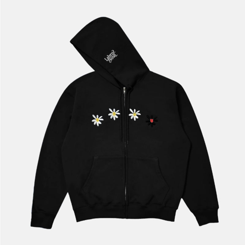 LABROS(ラブロス)/ 4 DAISIES TERRY ZIP UP HOODIE -2COLOR-