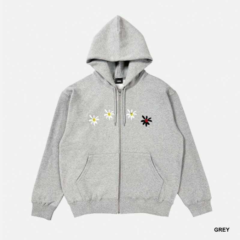 LABROS(ラブロス)/ 4 DAISIES TERRY ZIP UP HOODIE -2COLOR-