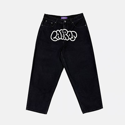 LABROS(ラブロス)/ BUBBLE ARC LOGO JEANS -BLACK-