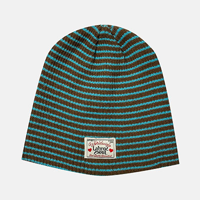 LABROS(ラブロス)/ STRIPE SHORT BEANIE -2COLOR-
