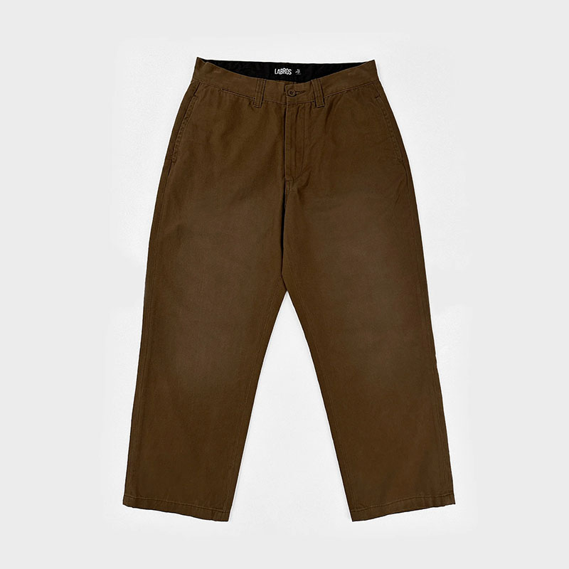 LABROS(ラブロス)/ HEARTIE CHINO PANTS -BROWN-