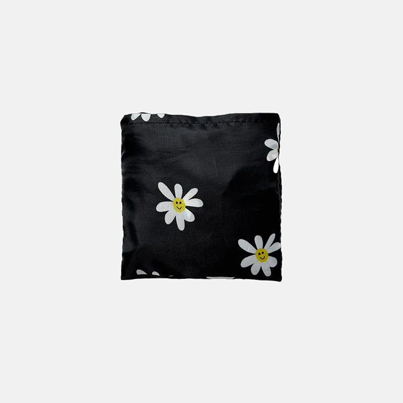 LABROS(ラブロス)/ DAISY ALLOVER GROCERY BAG -BLACK-