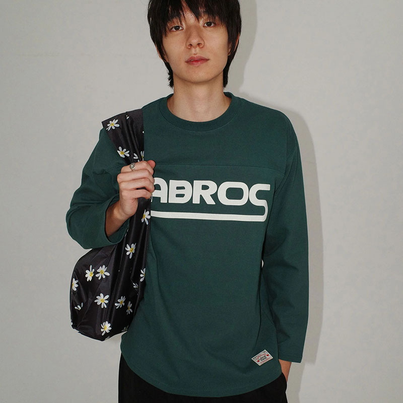 LABROS(ラブロス)/ DAISY ALLOVER GROCERY BAG -BLACK-