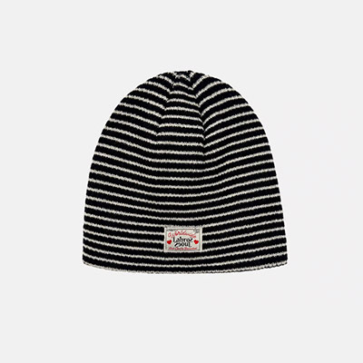 LABROS(ラブロス)/ STRIPE SHORT BEANIE -2.COLOR-