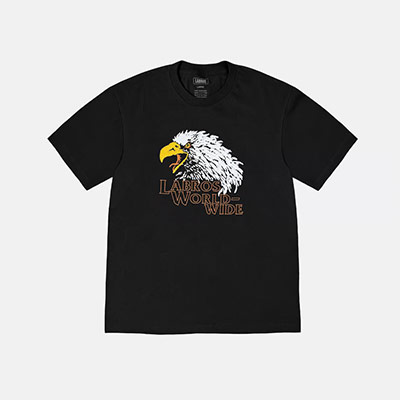LABROS(ラブロス)/ EAGLE TEE -BLACK-