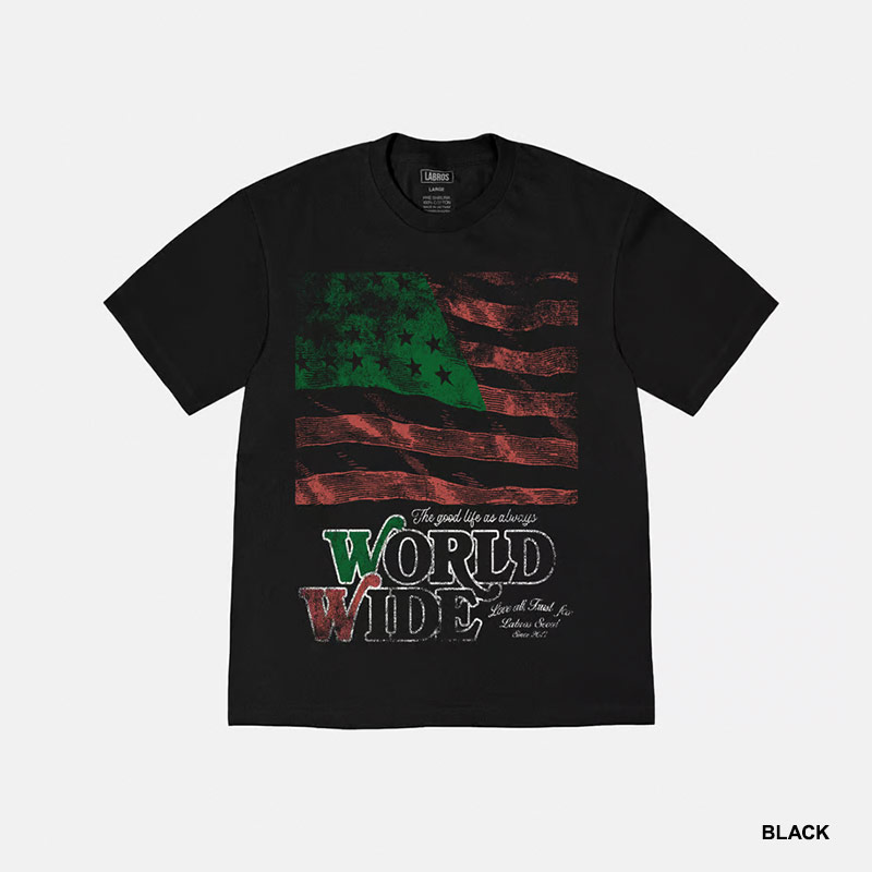 LABROS(ラブロス)/ FLAG TEE -2COLOR-
