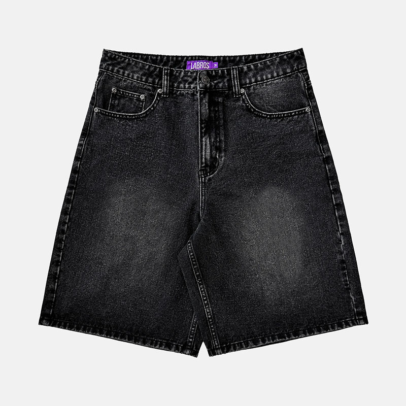 LABROS(ラブロス)/ BIG STITCH SHORTS -BLACK-