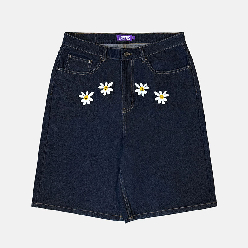 LABROS(ラブロス)/ 4 DAISY BERMUDA SHORTS -INDIGO-