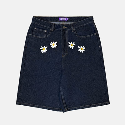 LABROS(ラブロス)/ 4 DAISY BERMUDA SHORTS -INDIGO-