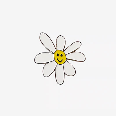 LABROS(ラブロス)/ DAISY PIN -WHITE-