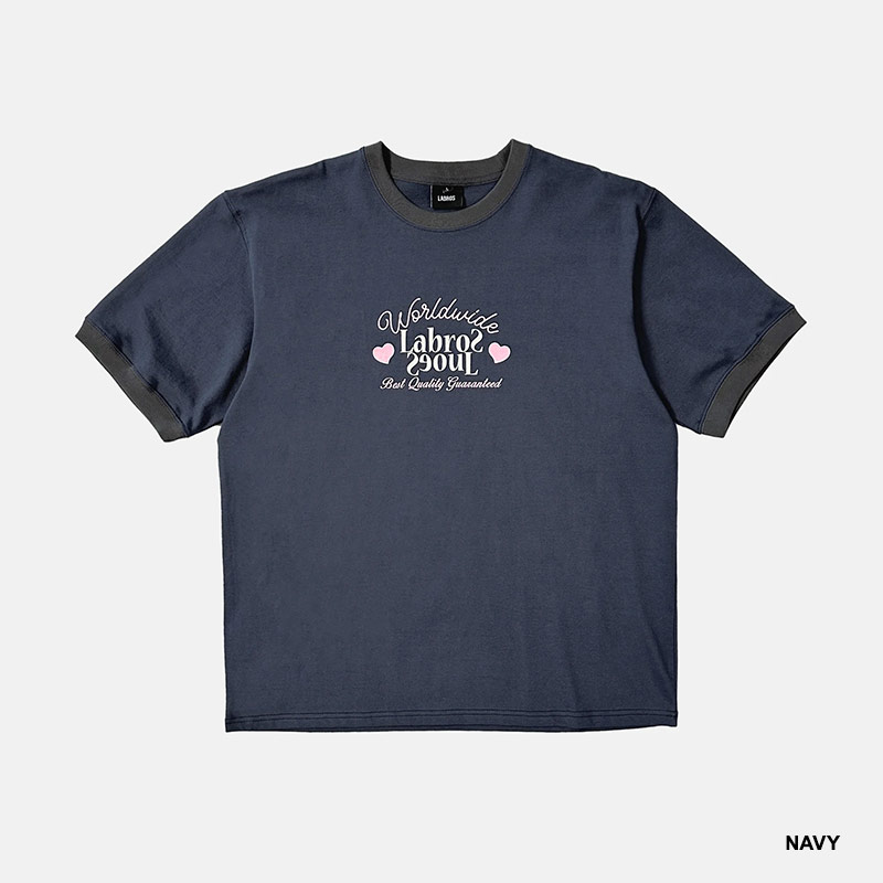 LABROS(ラブロス)/ WW FLIP LOGO RINGER TEE -2COLOR-