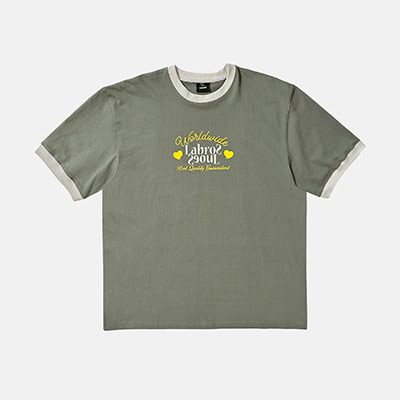 LABROS(ラブロス)/ WW FLIP LOGO RINGER TEE -2COLOR-