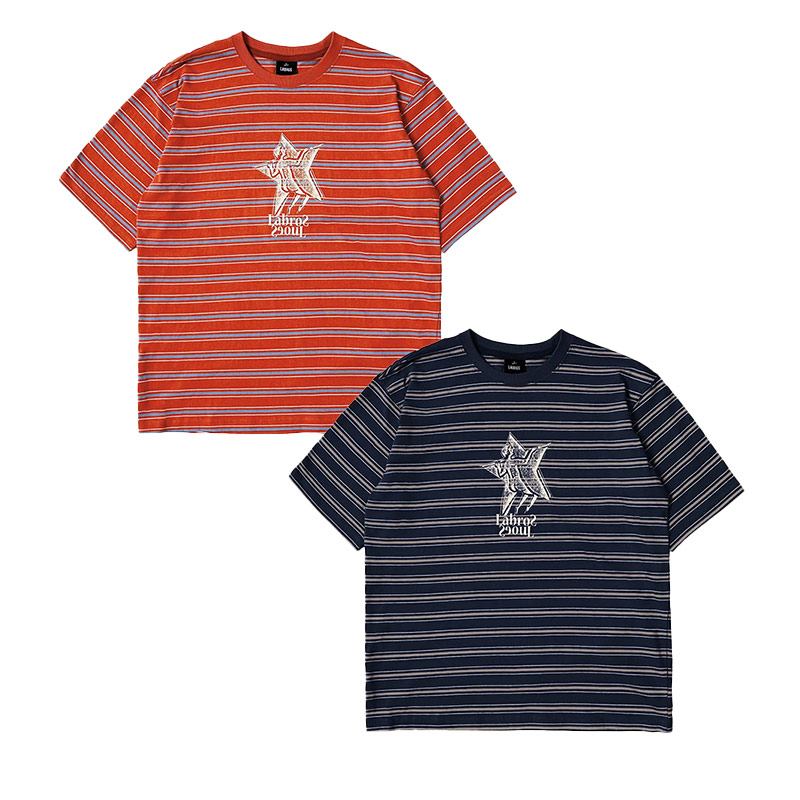 LABROS(ラブロス)/ STAR VOYAGE STRIPE TEE -2COLOR-