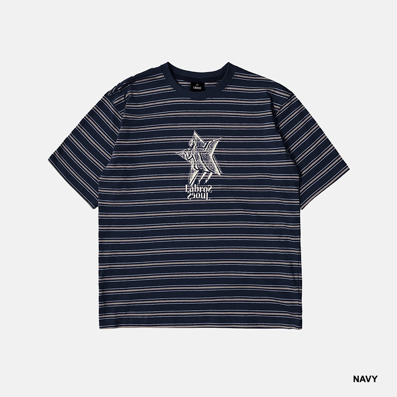 LABROS(ラブロス)/ STAR VOYAGE STRIPE TEE -2COLOR-