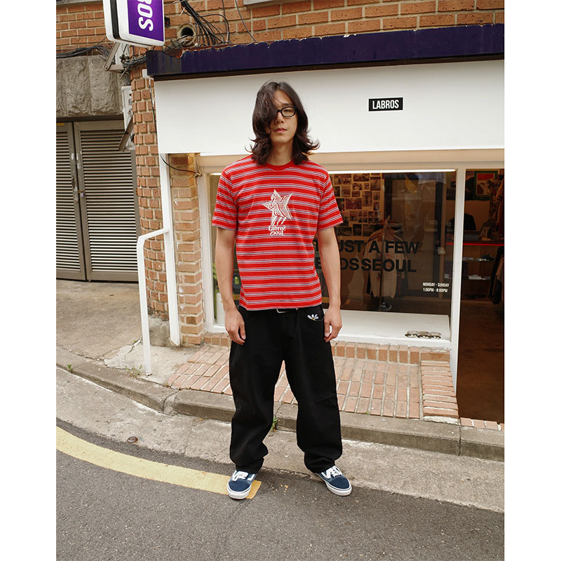 LABROS(ラブロス)/ STAR VOYAGE STRIPE TEE -2COLOR-