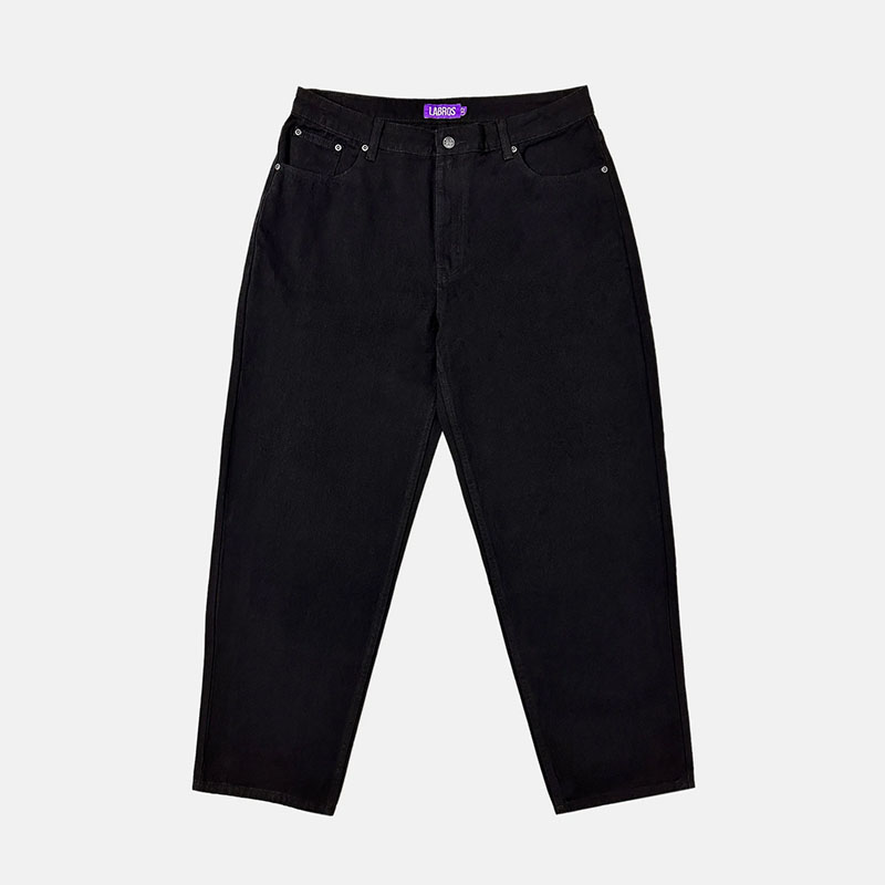 LABROS(ラブロス)/ BIG STITCH BAGGY JEANS -BLACK-