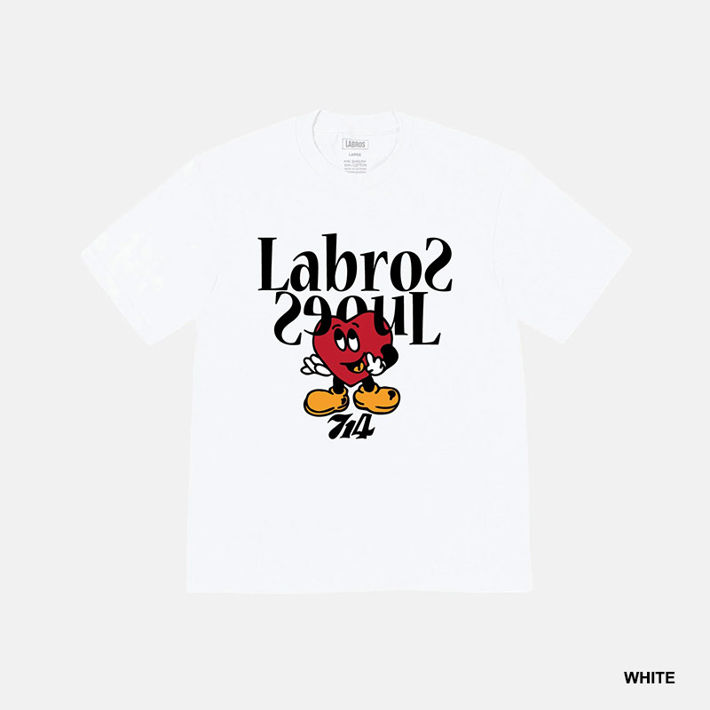 LABROS(ラブロス)/ HEARTIE TEE -2COLOR-