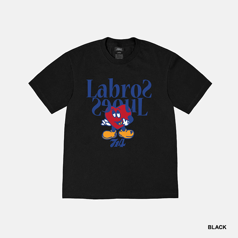 LABROS(ラブロス)/ HEARTIE TEE -2COLOR-
