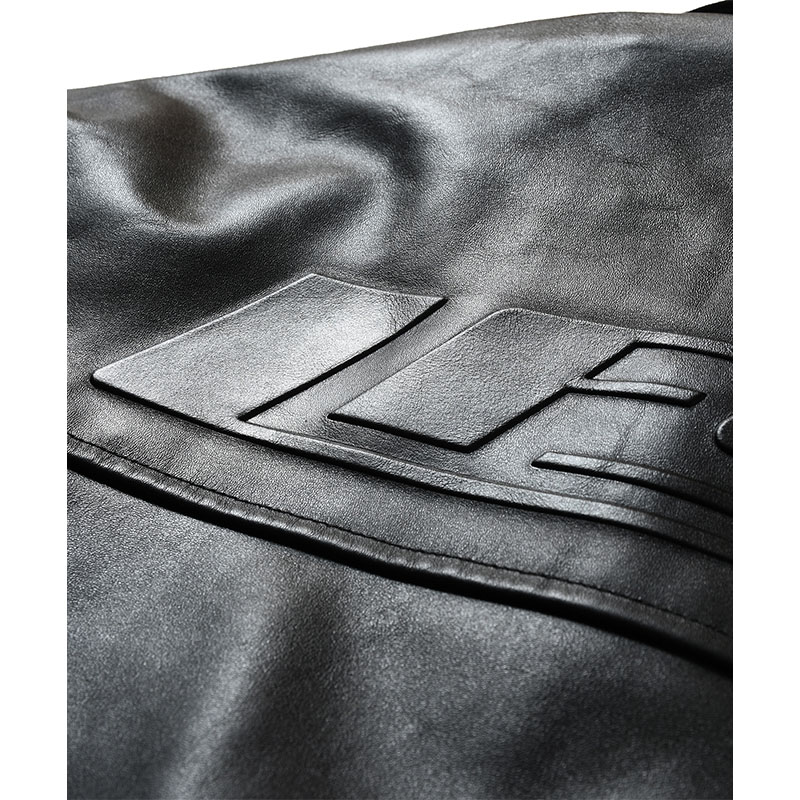 LFYT(エルエフワイティー)/ LEATHER EMBOSS JACKET -BLACK-