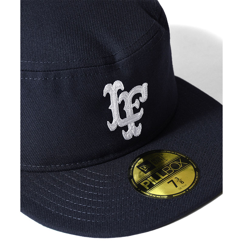 LFYT(エルエフワイティー)/ LFYT × NEW ERA LF LOGO PILLBOX CAP -NAVY-