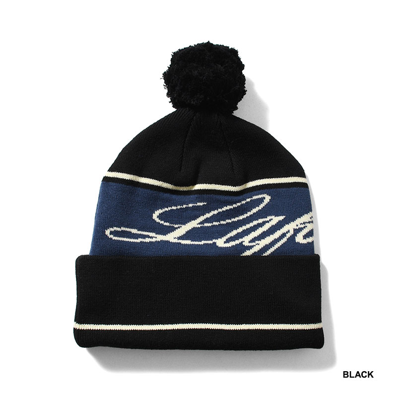 LFYT(エルエフワイティー)/ PLAYFIELD POM KNIT CAP -3.COLOR-
