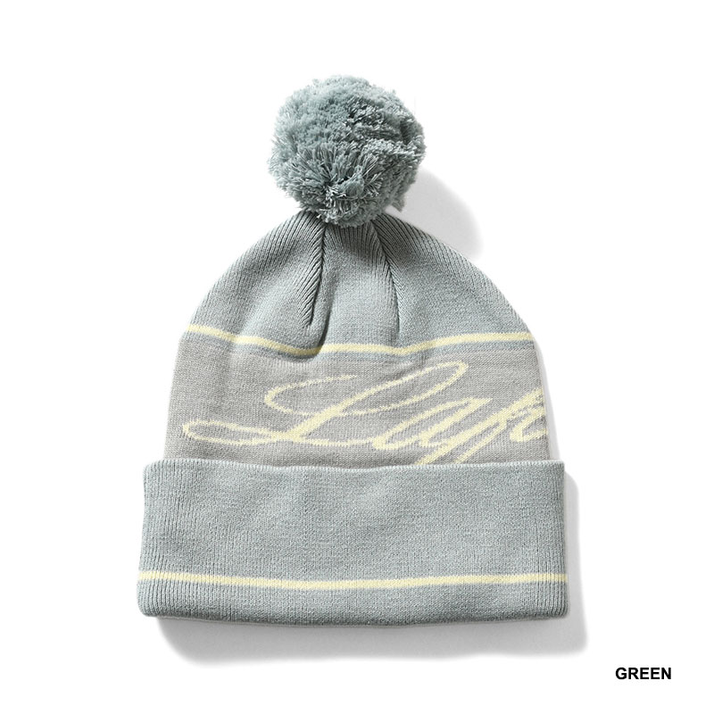 LFYT(エルエフワイティー)/ PLAYFIELD POM KNIT CAP -3.COLOR-