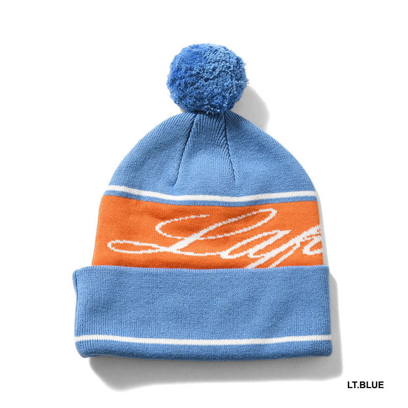 LFYT(エルエフワイティー)/ PLAYFIELD POM KNIT CAP -3.COLOR-