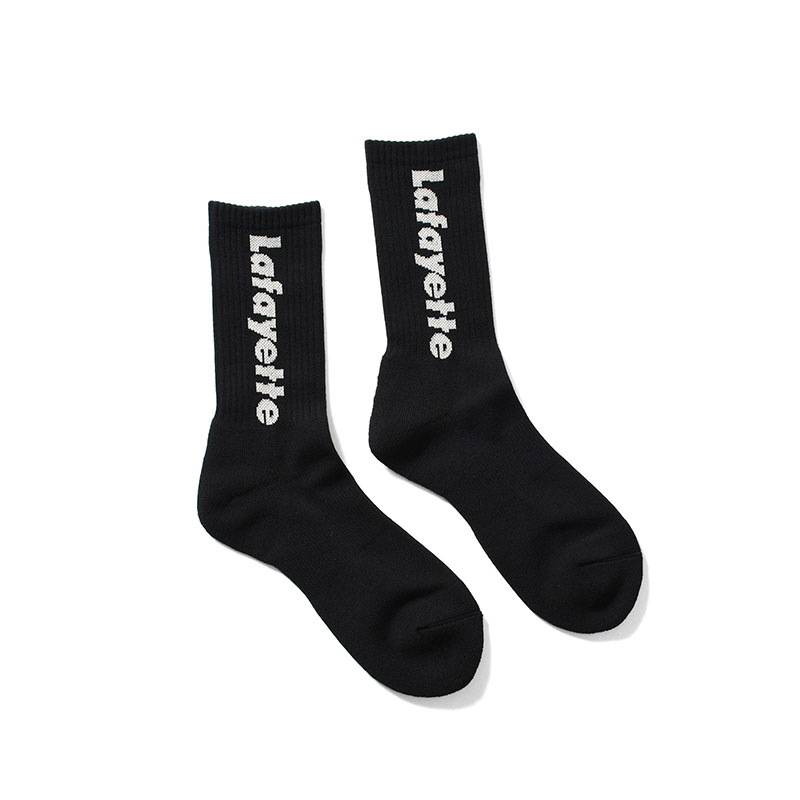 LFYT(エルエフワイティー)/ Lafayette LOGO CREW SOCKS -3.COLOR-(BLACK)