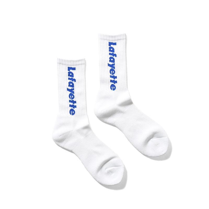 LFYT(エルエフワイティー)/ Lafayette LOGO CREW SOCKS -3.COLOR-(WHITE)