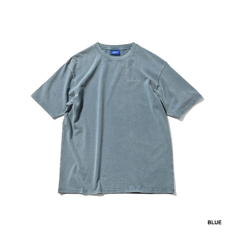 LFYT(エルエフワイティー)/ OLD ENGLISH LOGO PIGMENT DYED TEE -4.COLOR-