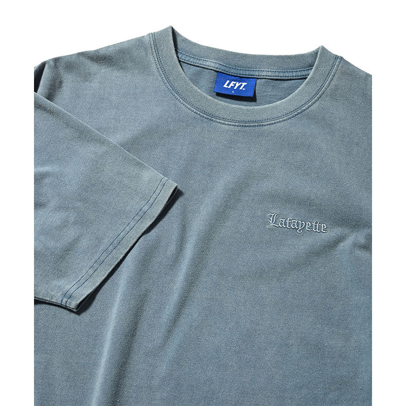 LFYT(エルエフワイティー)/ OLD ENGLISH LOGO PIGMENT DYED TEE -4.COLOR-