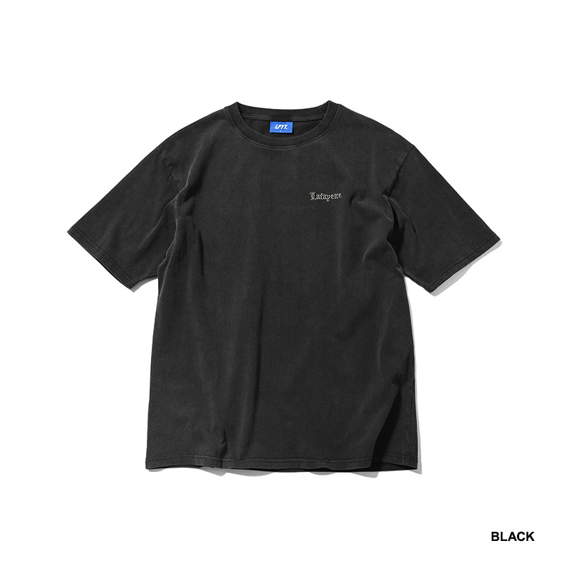 LFYT(エルエフワイティー)/ OLD ENGLISH LOGO PIGMENT DYED TEE -4.COLOR-