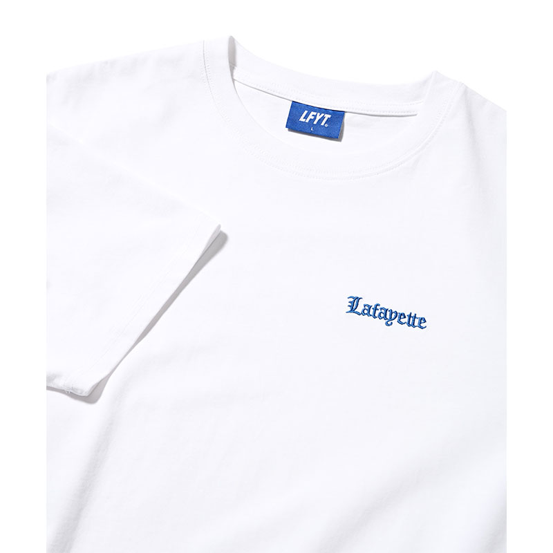 LFYT(エルエフワイティー)/ OLD ENGLISH LOGO PIGMENT DYED TEE -4.COLOR-