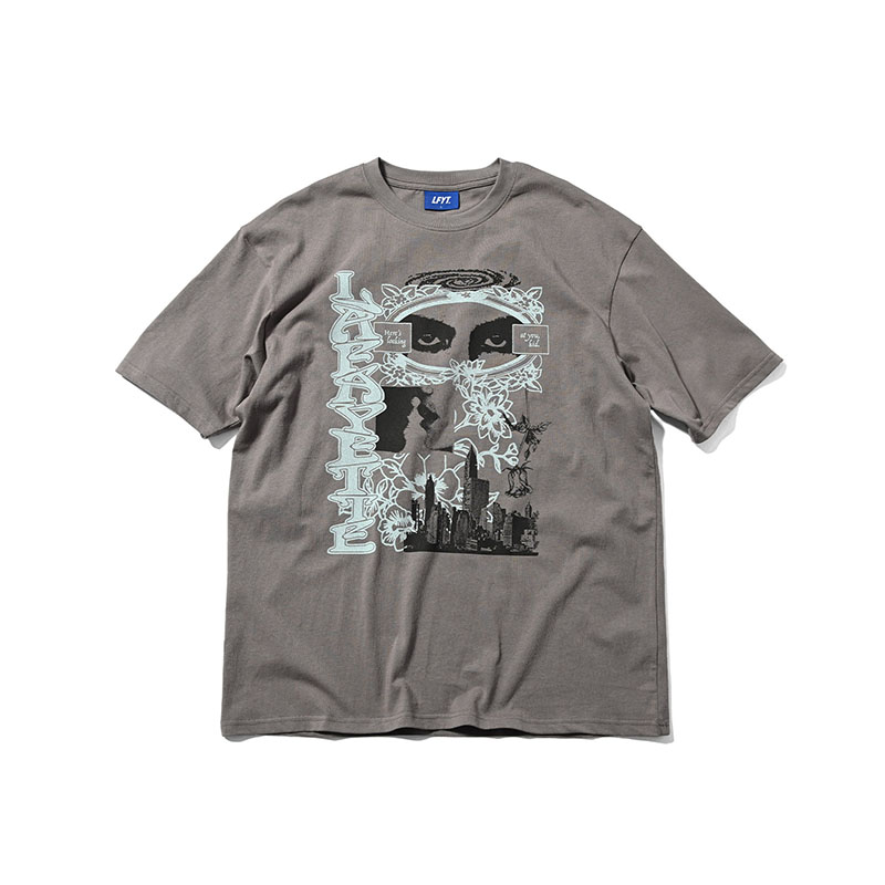 LFYT(エルエフワイティー)/ LOOK AROUND THE CITY TEE -2.COLOR-(CHARCOAL)
