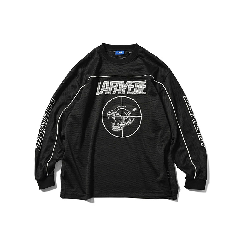 LFYT(エルエフワイティー)/ TARGET MESH JERSEY -2.COLOR-(BLACK)