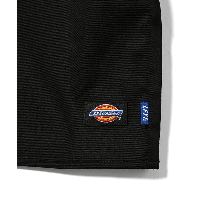 LFYT(エルエフワイティー)/ DICKIES × LFYT HALF ZIP WORK SHIRT -BLACK-