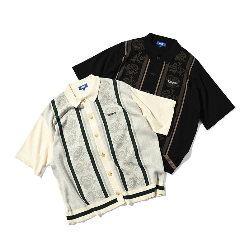 LFYT(エルエフワイティー)/ ROSE SUMMER KNIT SHIRT -2.COLOR-