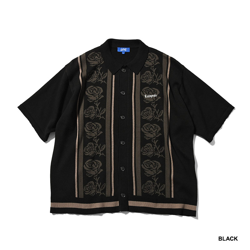 LFYT(エルエフワイティー)/ ROSE SUMMER KNIT SHIRT -2.COLOR-