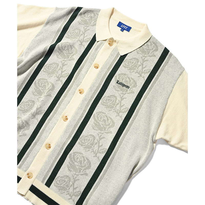 LFYT(エルエフワイティー)/ ROSE SUMMER KNIT SHIRT -2.COLOR-