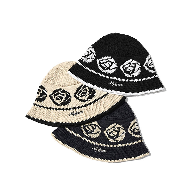 LFYT(エルエフワイティー)/ LFYT ROSE KNIT BUCKET HAT -3.COLOR-