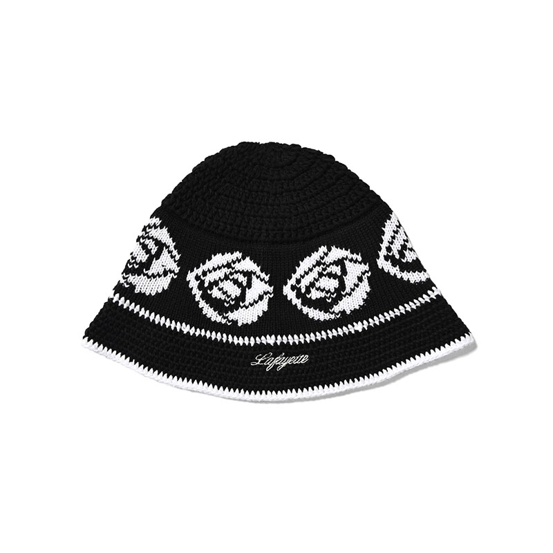 LFYT(エルエフワイティー)/ LFYT ROSE KNIT BUCKET HAT -3.COLOR-(BLACK)