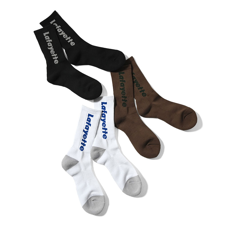 LFYT(エルエフワイティー)/ Lafayette LOGO CREW SOCKS -3.COLOR-