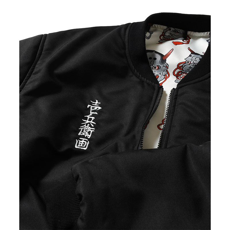 LFYT(エルエフワイティー)/ ICHIBAY HANNYA MA-1 JACKET -BLACK-
