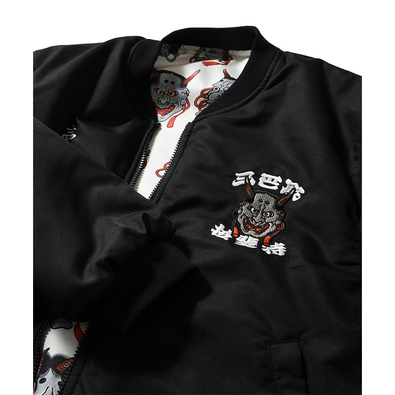 LFYT(エルエフワイティー)/ ICHIBAY HANNYA MA-1 JACKET -BLACK-