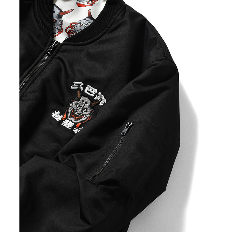LFYT(エルエフワイティー)/ ICHIBAY HANNYA MA-1 JACKET -BLACK-