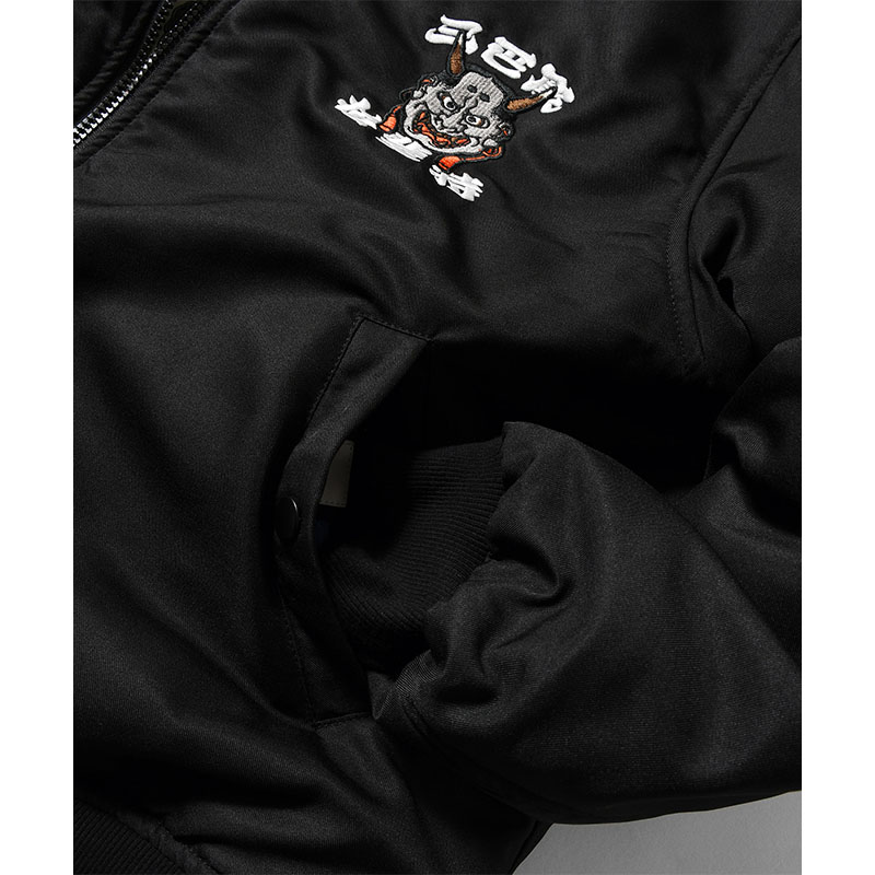 LFYT(エルエフワイティー)/ ICHIBAY HANNYA MA-1 JACKET -BLACK-