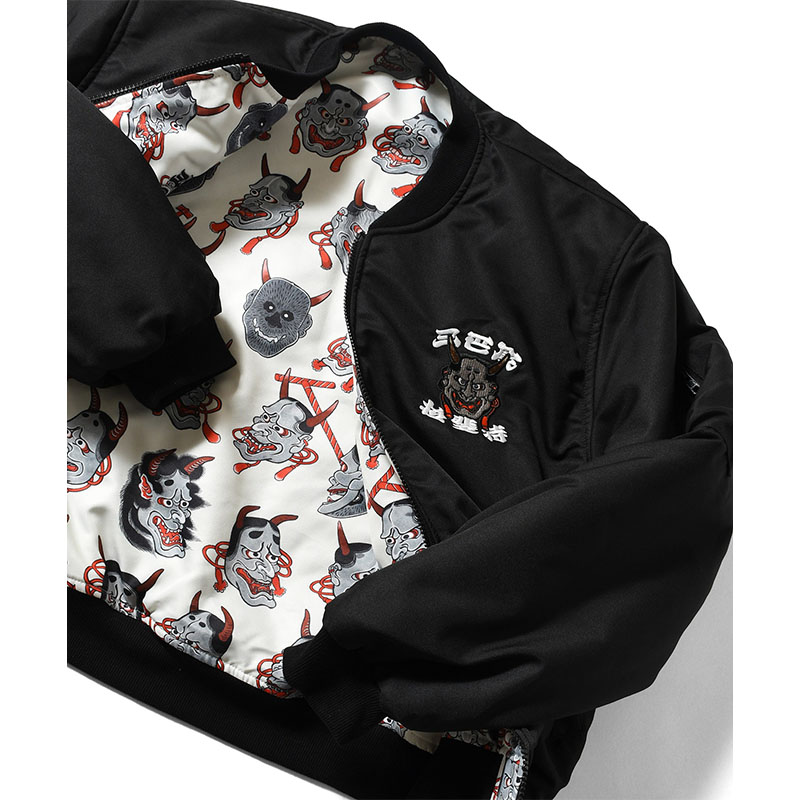 LFYT(エルエフワイティー)/ ICHIBAY HANNYA MA-1 JACKET -BLACK-