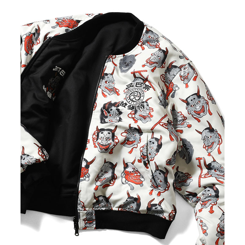 LFYT(エルエフワイティー)/ ICHIBAY HANNYA MA-1 JACKET -BLACK-